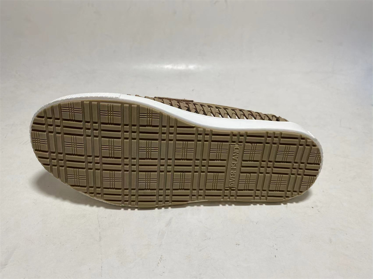 Beige-Light Ob Pu Hybrid Weave Loafer
