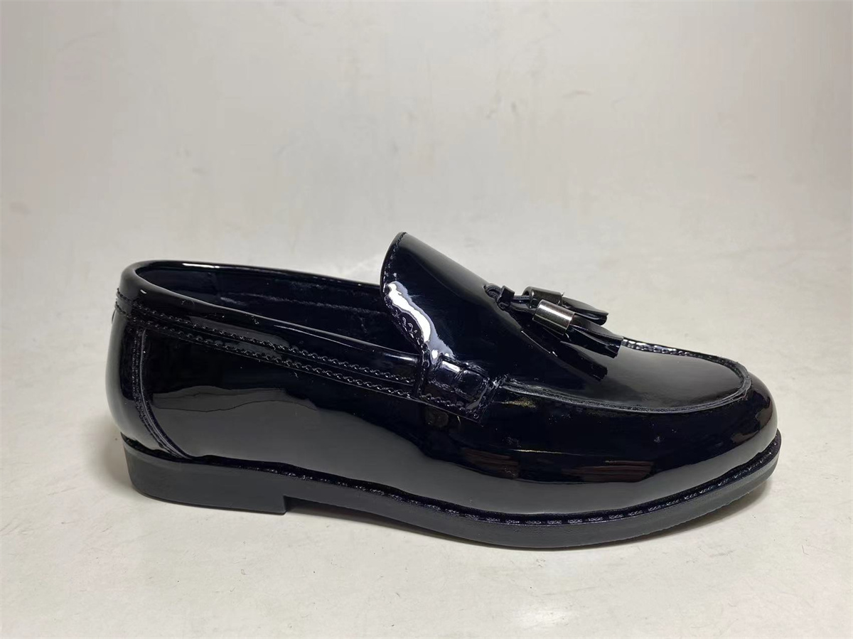 Travis Black OB Black Patent Tassel Loafer